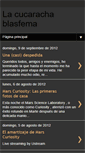 Mobile Screenshot of cucarachablasfema.blogspot.com