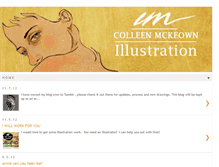 Tablet Screenshot of colleenmckeown.blogspot.com