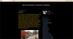 Desktop Screenshot of hungariandog-kuvasz-eng.blogspot.com