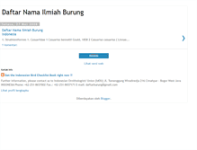 Tablet Screenshot of daftarburung1.blogspot.com