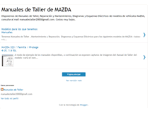 Tablet Screenshot of manuales-mazda.blogspot.com