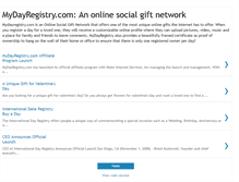 Tablet Screenshot of mydayregistry.blogspot.com