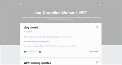 Desktop Screenshot of janmdotnet.blogspot.com