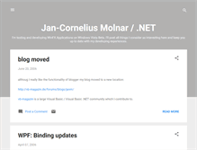 Tablet Screenshot of janmdotnet.blogspot.com