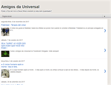 Tablet Screenshot of amigosdauniversal.blogspot.com