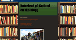 Desktop Screenshot of naturbrukgotland.blogspot.com