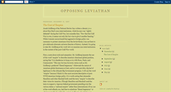 Desktop Screenshot of opposingleviathan.blogspot.com