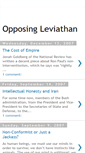 Mobile Screenshot of opposingleviathan.blogspot.com