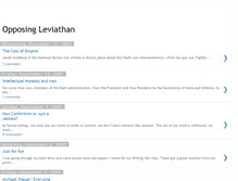 Tablet Screenshot of opposingleviathan.blogspot.com