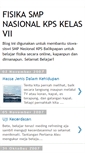 Mobile Screenshot of fisikatujuh.blogspot.com