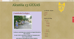 Desktop Screenshot of alcateia13gexas.blogspot.com