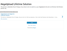 Tablet Screenshot of megauploadlifetimesolutions.blogspot.com