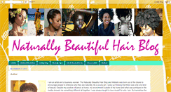 Desktop Screenshot of naturalbeautifulhair.blogspot.com