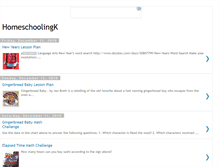Tablet Screenshot of homeschoolingk.blogspot.com