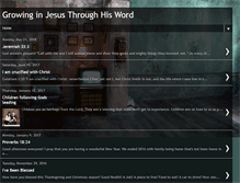 Tablet Screenshot of growinginjesusthroughhisword.blogspot.com