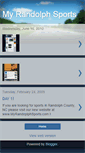 Mobile Screenshot of myrandolphsports.blogspot.com