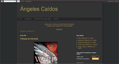 Desktop Screenshot of angelescaidos-ward.blogspot.com