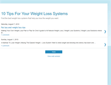 Tablet Screenshot of myweight-loss-systems.blogspot.com