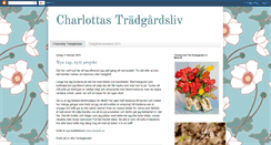 Desktop Screenshot of charlottastradgardsliv.blogspot.com