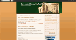 Desktop Screenshot of earn-instant.blogspot.com