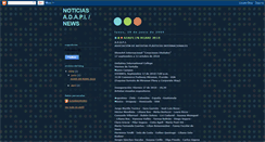 Desktop Screenshot of noticiasadapi.blogspot.com