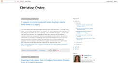 Desktop Screenshot of christineordze.blogspot.com