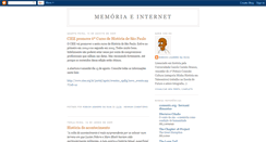 Desktop Screenshot of memoriaeinternet.blogspot.com