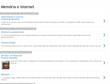 Tablet Screenshot of memoriaeinternet.blogspot.com