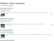 Tablet Screenshot of dolomitisalute.blogspot.com