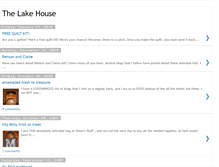 Tablet Screenshot of ourfirstlakehouse.blogspot.com