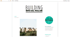 Desktop Screenshot of buildingsocialvalue.blogspot.com