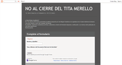 Desktop Screenshot of noalcierredeltitamerello.blogspot.com