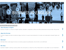 Tablet Screenshot of businessinenglish.blogspot.com