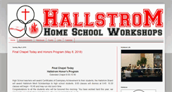 Desktop Screenshot of hallstromhomeschool.blogspot.com
