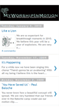 Mobile Screenshot of myworshipinmotion.blogspot.com