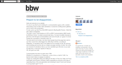 Desktop Screenshot of billbowswords.blogspot.com