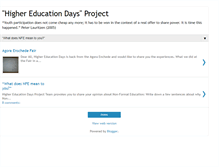 Tablet Screenshot of highereducationdays.blogspot.com