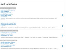 Tablet Screenshot of maltlymphoma.blogspot.com