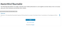 Tablet Screenshot of mastermindroundtable.blogspot.com