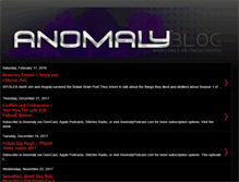 Tablet Screenshot of anomalypodcast.blogspot.com