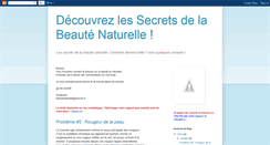 Desktop Screenshot of labeautenaturelle.blogspot.com