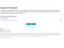 Tablet Screenshot of elancefinancial.blogspot.com