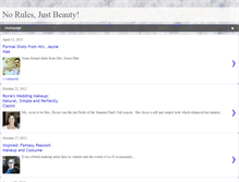 Tablet Screenshot of norulesjustbeauty.blogspot.com