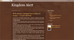 Desktop Screenshot of kingdomalert.blogspot.com