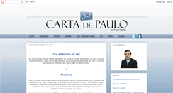 Desktop Screenshot of cartadepaulomartins.blogspot.com