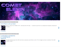 Tablet Screenshot of comet-elenin.blogspot.com