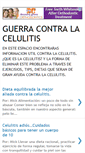 Mobile Screenshot of guerracontralacelulitis.blogspot.com