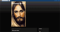 Desktop Screenshot of fortunatetolive.blogspot.com