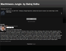 Tablet Screenshot of machhiwarajungle.blogspot.com
