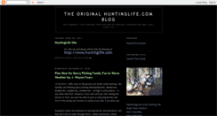 Desktop Screenshot of huntinglife.blogspot.com